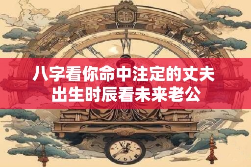 八字看你命中注定的丈夫 出生时辰看未来老公