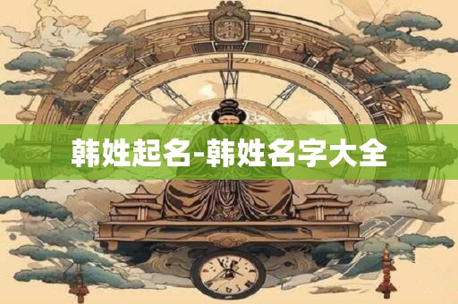 韩姓起名-韩姓名字大全