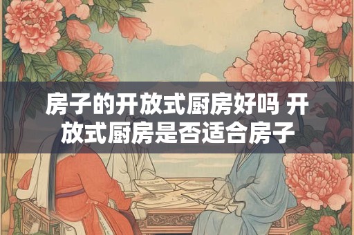 房子的开放式厨房好吗 开放式厨房是否适合房子