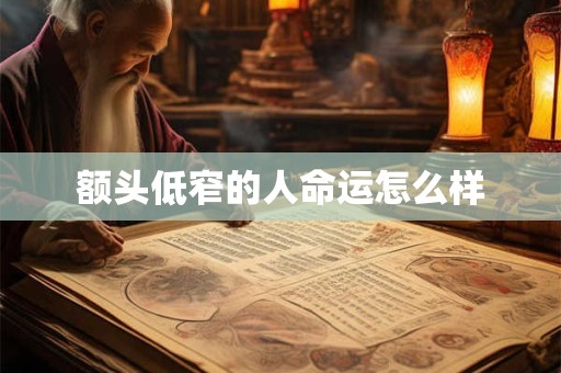 额头低窄的人命运怎么样
