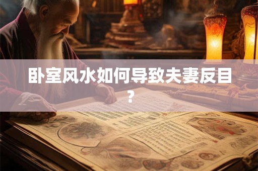卧室风水如何导致夫妻反目？