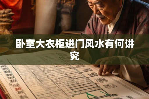 卧室大衣柜进门风水有何讲究