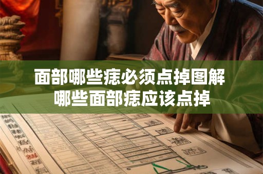 面部哪些痣必须点掉图解 哪些面部痣应该点掉