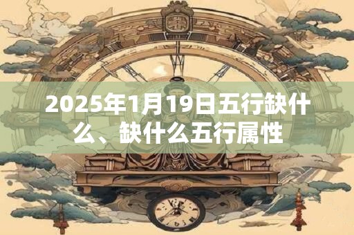 2025年1月19日五行缺什么、缺什么五行属性