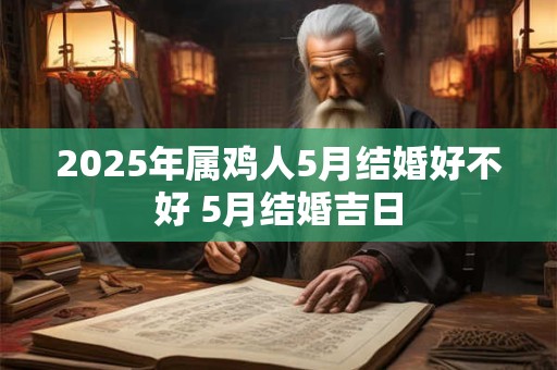 2025年属鸡人5月结婚好不好 5月结婚吉日