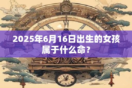 2025年6月16日出生的女孩属于什么命？
