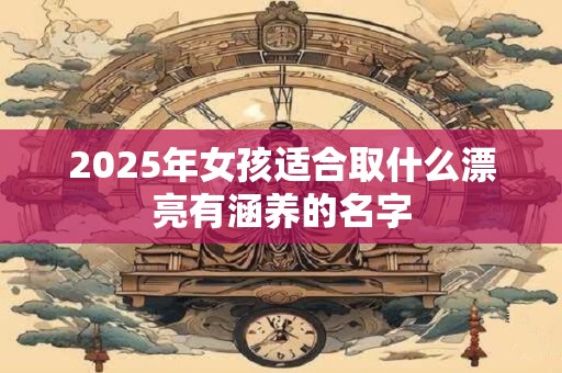 2025年女孩适合取什么漂亮有涵养的名字