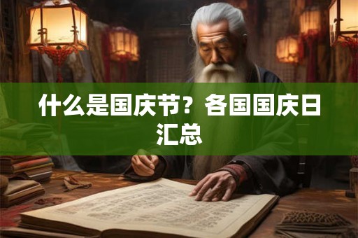 什么是国庆节？各国国庆日汇总