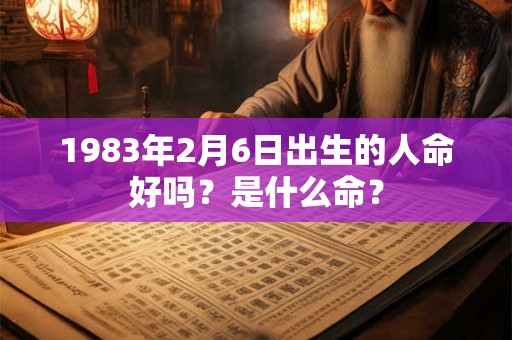 1983年2月6日出生的人命好吗？是什么命？