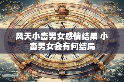风天小畜男女感情结果 小畜男女会有何结局