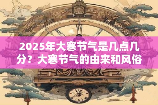 2025年大寒节气是几点几分？大寒节气的由来和风俗