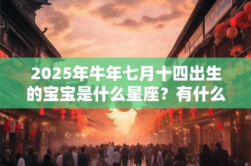 2025年牛年七月十四出生的宝宝是什么星座？有什么性格特点？