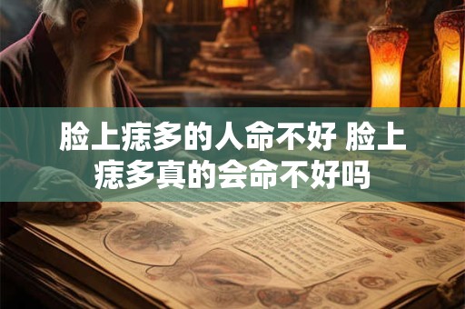 脸上痣多的人命不好 脸上痣多真的会命不好吗