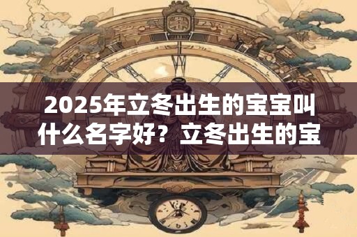 2025年立冬出生的宝宝叫什么名字好？立冬出生的宝宝性格如何？
