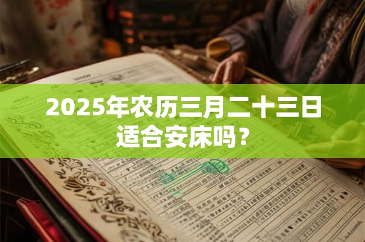 2025年农历三月二十三日适合安床吗？