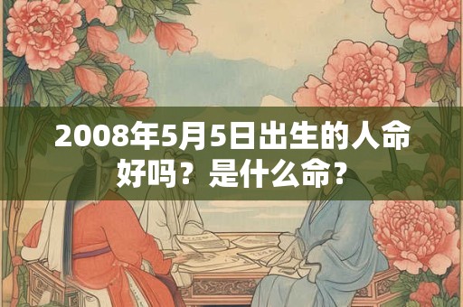 2008年5月5日出生的人命好吗？是什么命？