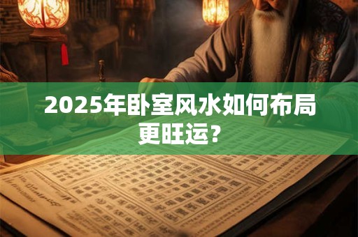 2025年卧室风水如何布局更旺运？