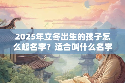 2025年立冬出生的孩子怎么起名字？适合叫什么名字？
