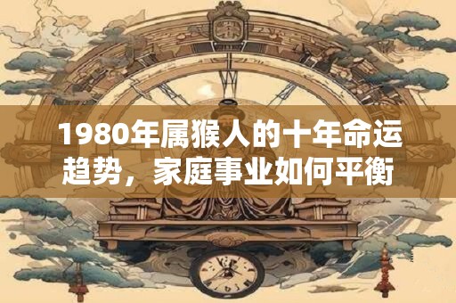 1980年属猴人的十年命运趋势，家庭事业如何平衡