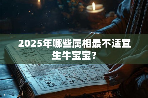 2025年哪些属相最不适宜生牛宝宝？