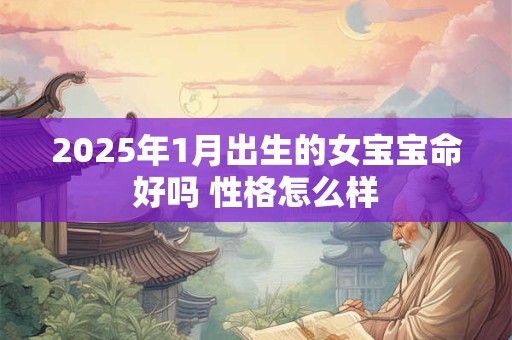 2025年1月出生的女宝宝命好吗 性格怎么样