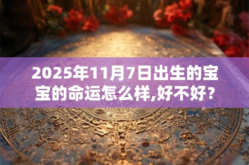 2025年11月7日出生的宝宝的命运怎么样,好不好？