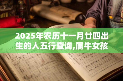 2025年农历十一月廿四出生的人五行查询,属牛女孩取名