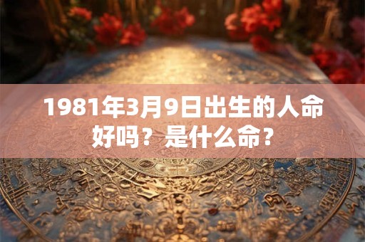 1981年3月9日出生的人命好吗？是什么命？