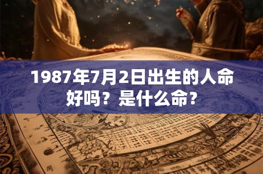 1987年7月2日出生的人命好吗？是什么命？