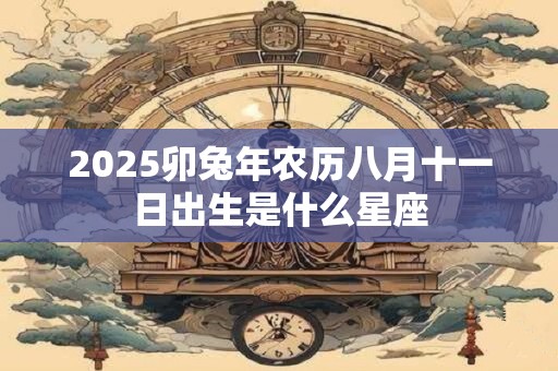 2025卯兔年农历八月十一日出生是什么星座