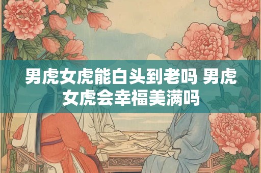 男虎女虎能白头到老吗 男虎女虎会幸福美满吗
