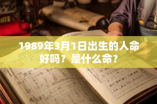 1989年3月1日出生的人命好吗?是什么命? 1989年3月1日出生的人命好吗?是什么命?