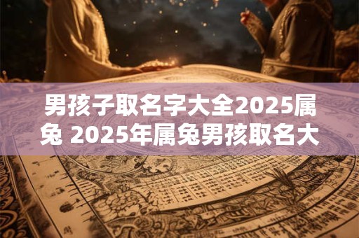 男孩子取名字大全2025属兔 2025年属兔男孩取名大全有哪些