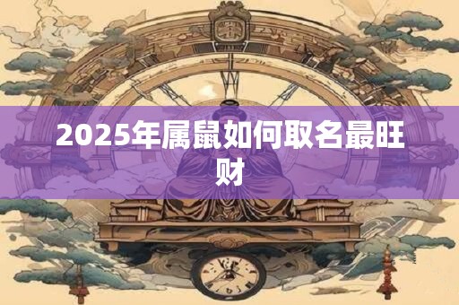 2025年属鼠如何取名最旺财 2025年属鼠如何取名最旺财