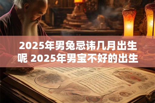 2025年男兔忌讳几月出生呢 2025年男宝不好的出生时间