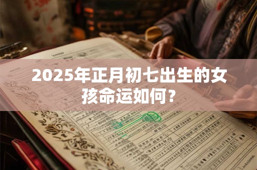 2025年正月初七出生的女孩命运如何？