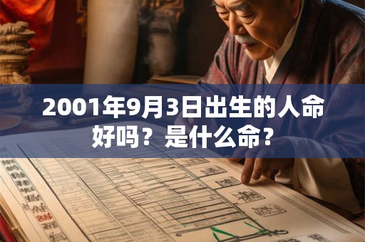 2001年9月3日出生的人命好吗？是什么命？