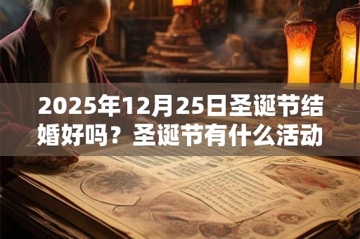 2025年12月25日圣诞节结婚好吗？圣诞节有什么活动？