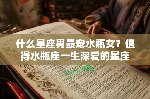 什么星座男最宠水瓶女？值得水瓶座一生深爱的星座