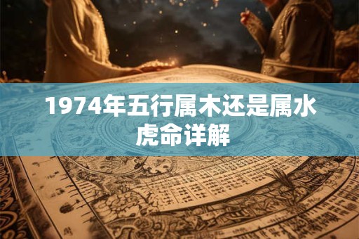 1974年五行属木还是属水 虎命详解