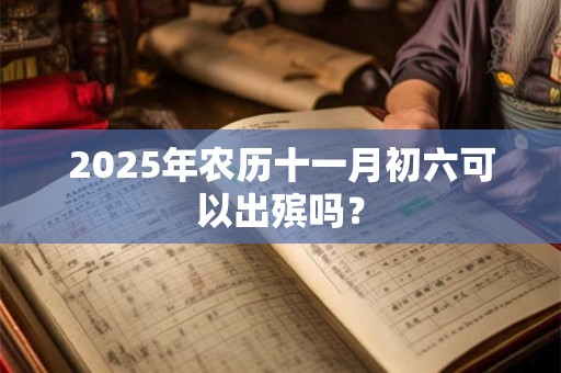 2025年农历十一月初六可以出殡吗？