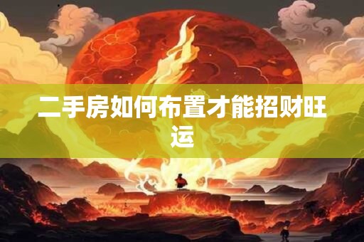 二手房如何布置才能招财旺运