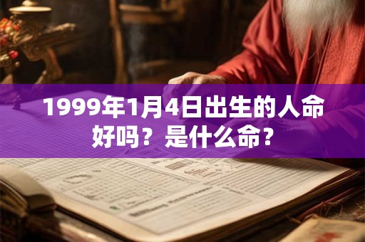 1999年1月4日出生的人命好吗？是什么命？