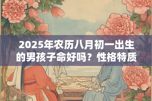 2025年农历八月初一出生的男孩子命好吗？性格特质分析