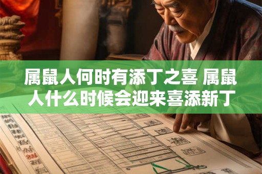 属鼠人何时有添丁之喜 属鼠人什么时候会迎来喜添新丁