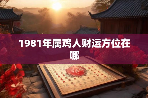 1981年属鸡人财运方位在哪