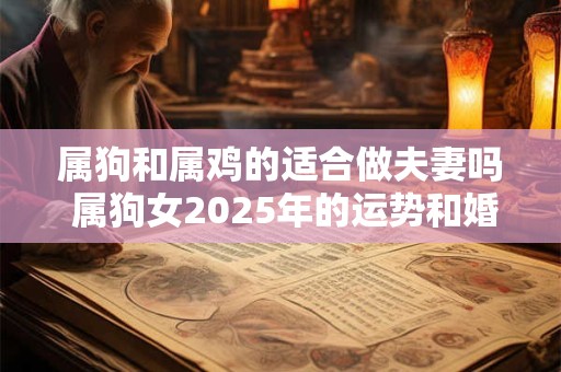 属狗和属鸡的适合做夫妻吗 属狗女2025年的运势和婚姻 属狗和属鸡的适合做夫妻吗 属狗女2025年的运势和婚姻