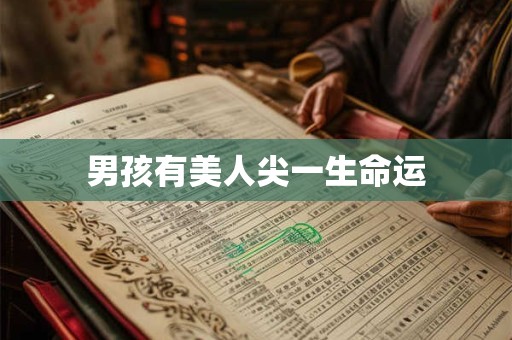 男孩有美人尖一生命运