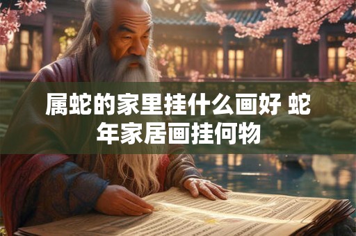 属蛇的家里挂什么画好 蛇年家居画挂何物