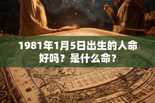 1981年1月5日出生的人命好吗？是什么命？
